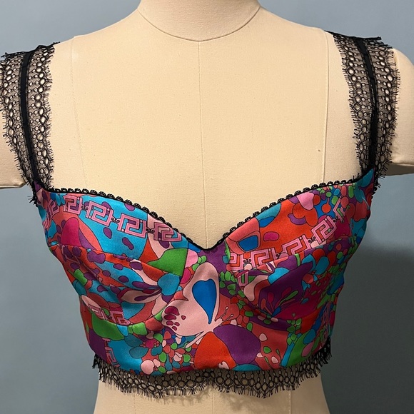 Versace Tops - Versace Crop Top Dua Lipa